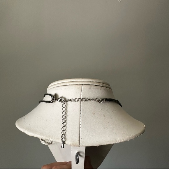 Lia Sophia Gray & White Freshwater Crystal Pearl Beaded Necklace - Picture 4 of 4